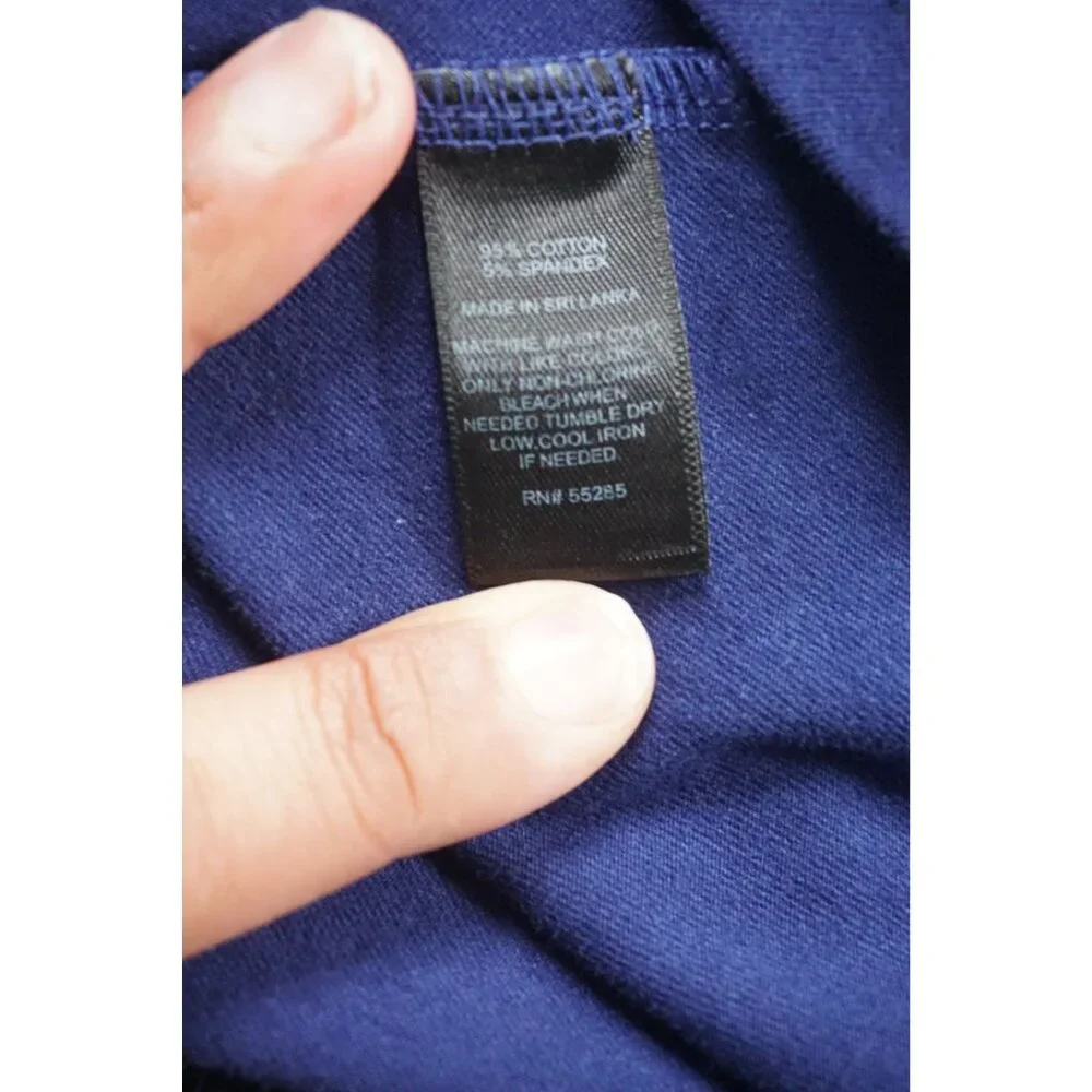 Express Colorblock Black/Blue/Gray Fit & Flare Dress - Size L - Picture 3 of 7
